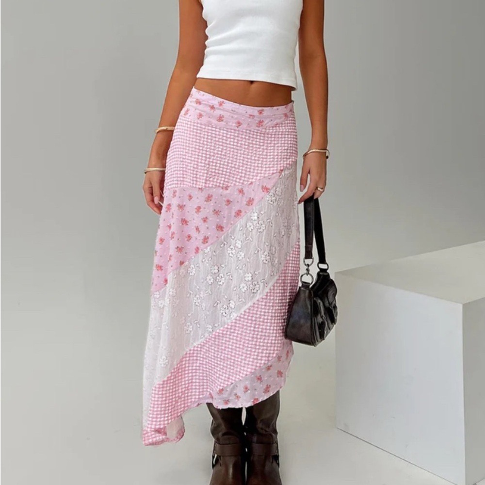 Princess Polly Pink Asymmetrical Skirt